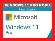 Microsoft Windows 11 Pro Lisenziya Açarı