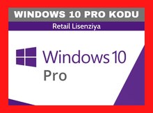 "Microsoft Windows 10 Pro" lisenziya açarı