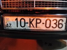 Avtomobil qeydiyyat nişanı - 10-KP-036