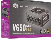 Qida bloku "PSU Cooler Master SFX V650W 80+Gold".