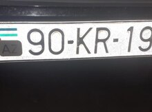 Avtomobil qeydiyyat nişanı - 90-KR-199