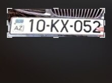 Avtomobil qeydiyyat nişanı - 10-KX-052