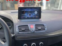 "Renault Megane 3" android monitoru 