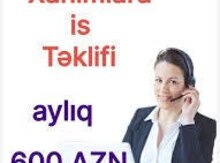 Reklamçı xanımlar tələb olunur