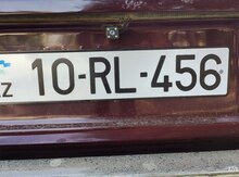 Avtomobil qeydiyyat nişanı - 10-RL-456