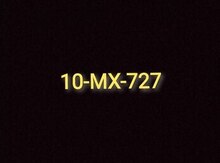 Avtomobil qeydiyyat nişanı - 10-MX-727