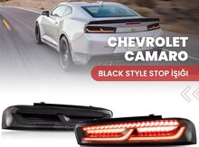 "Chevrolet Camaro" Black style stop isigi