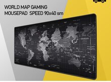 Mausepad dünya xəritəsi 90x40 sm gaming