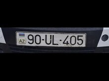 Avtomobil qeydiyyat nişanı - 90-UL-405