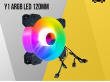 RGB kuler "Coolmoon Y1 ARGB Led 120mm (Programable Case Fan)"