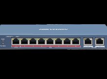 Şəbəkə avadanlığı "Hikvision 8 Port Fast Ethernet Unmanaged POE"