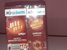 Bit və sirkə üçün sprey və şampun "Miraderm"