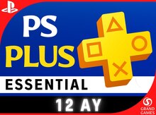 PS4/PS5 PS Plus Essential abunə paketləri