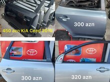 "Kia Ceed, Kia Rio, Toyota Corolla, Hyundai i30"qapıları