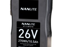 Nanlite 270Wh 26V V-Mount Li-Ion Battery