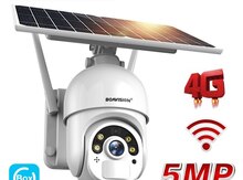 4G Sim kartlı Solar ptz 360° FHD kamera 3MP/2K