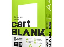 A4 kağızı "Cart Blank"
