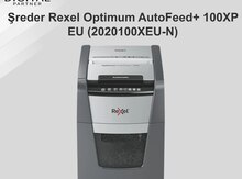 Kağız doğrayan "Şreder Rexel Optimum AutoFeed+ 100XP EU (2020100XEU-N)"