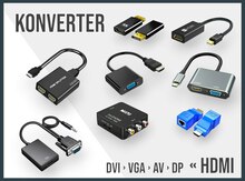 Çeviricilər "HDMI, DVI, VGA, DisplayPort"