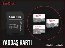 “Sandisk” microSD yaddaş kartları
