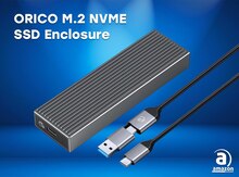 ORICO M.2 NVME SSD Enclosure ORICO-BM2C3-G2-GY-BP