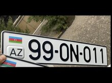 Avtomobil qeydiyyat nişanı - 99-ON-011