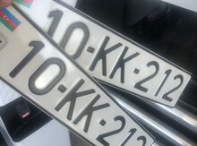 Avtomobil qeydiyyat nişanı - 10-KK-212