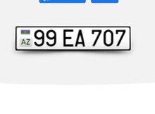 Avtomobil qeydiyyat nişanı - 99-EA-707