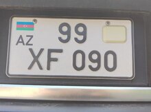 Avtomobil qeydiyyat nişanı - 99-XF-090