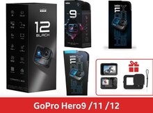 GoPro HERO9/11/12 Bundle Black və aksesuarları 