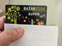 "Bazarstore" kartı