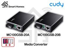 "Cudy" 10/100/1000 Mbit/s Media Converter MC100GSB-20A/20B