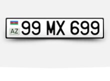 Avtomobil qeydiyyat nişanı - 99-MX-699