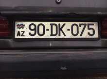 Avtomobil qeydiyyat nişanı - 90-DK-075
