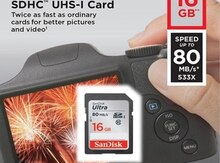 Fotoaparat kartı "SanDisk SDHC"