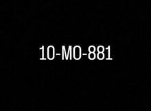 Avtomobil qeydiyyat nişanı -10-MO-881
