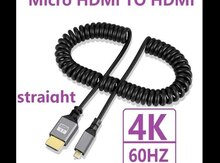 Mikro HDMİ to HDMI kabel