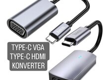 Type-C HDMİ VGA konverter