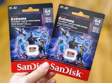 Yaddaş kartı "Sandisk Extreme 64 gb Klass10"