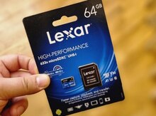 Yaddaş kartı "Lexar 633x Klass 10 64GB"