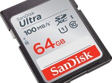 Yaddaş kartı "Sandisk Ultra sdhc 64GB" 