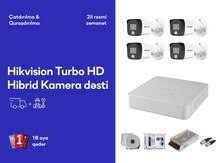 "Hikvision" hibrid turbo HD kamera dəsti