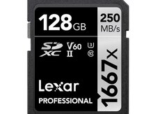 "Lexar Professional 128gb 1667X" SD yaddaş kartı