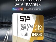 Yaddaş kartı "Silicon Power 512GB 3D nand"