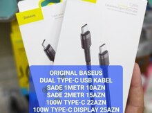 Dual TYPE-C USB kabel "Baseus"