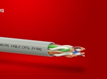 LAN kabel MEKAS CAT6 SF/UTP (4X2X26AWG) CU-(Mis Türkiye) 
