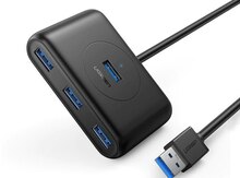 USB adapteri "Ugreen USB 3.0 Hub 1m (Black)"