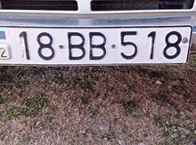 Avtomobil qeydiyyat nişanı - 18-BB-518