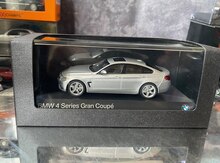 Коллекционная модель "BMW 4 series F36 Gran Coupe silver 2014"