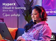 Qulaqlıq "HyperX Cloud III Gaming Black-Red 727A9AA"